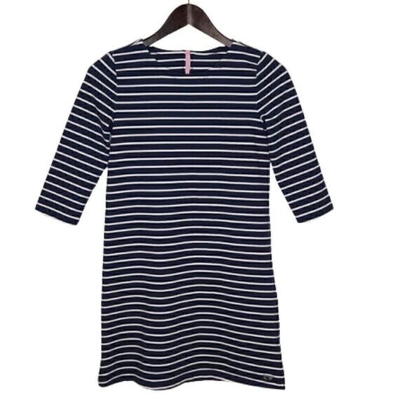 Vineyard Vines Preppy Girls' Sparkly Sailor Striped Dress - Picture 1 of 6
